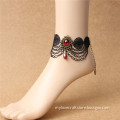 MYLOVE black lace anklet wholesale jewelry anklet indian jewelry anklet red crystal MLFL79